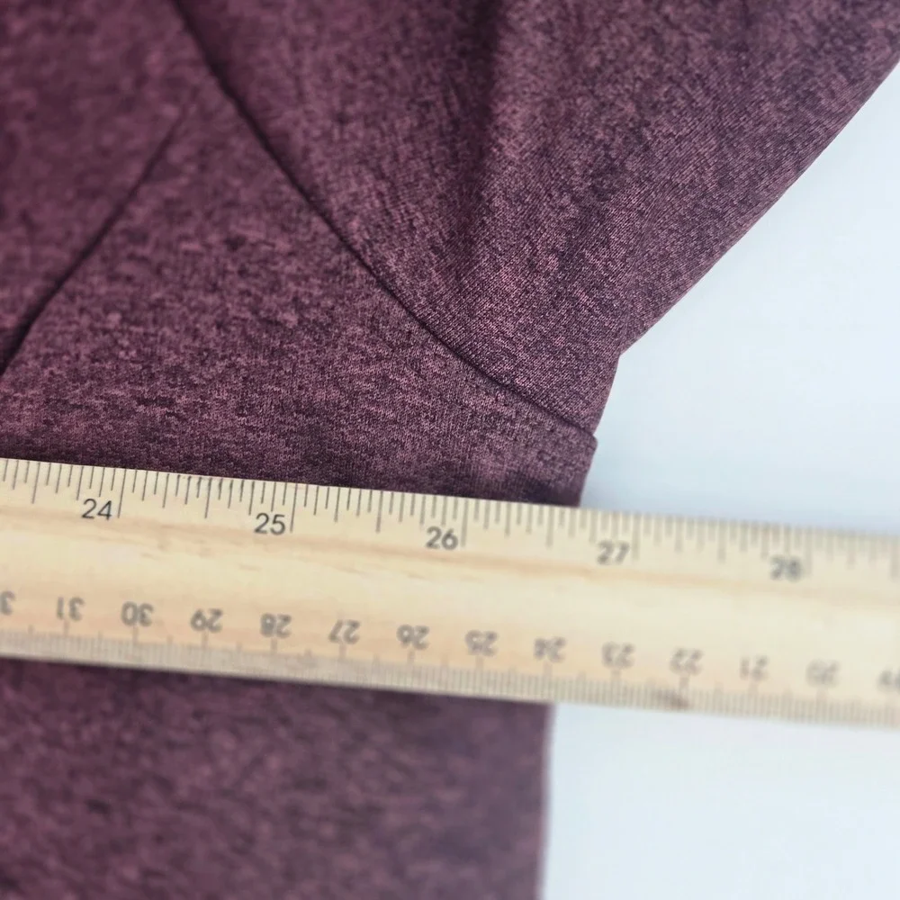 The North Face Quarter Zip Pullover Fleece Sweater Burgundy Maroon Gorpcore XXL